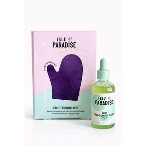 Isle of Paradise Self Tanning Duo Medium Body Drops 75mL and Mitt
